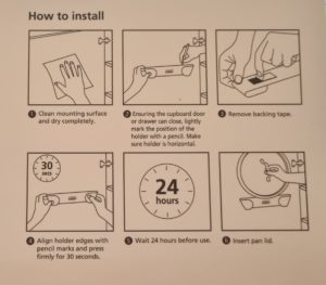 How 2 install pannendekselhouder